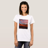 Deserts Man & Camels in the Sand Dunes T-shirt (Voorkant volledig)