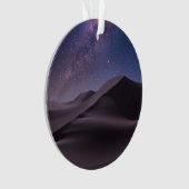 Deserts | Milky Way Starry Sky Sand Dune Dubai Ornament (voorkant)