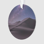 Deserts | Milky Way Starry Sky Sand Dune Dubai Ornament (voorkant)