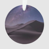 Deserts | Milky Way Starry Sky Sand Dune Dubai Ornament (voorkant)