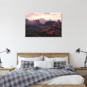 Deserts | Monument Valley Utah-Ariziona Canvas Afdruk (Insitu (Slaapkamer))