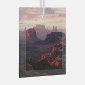 Deserts Monument Valley Utah-Ariziona Glas Ornament (Voorkant Rechts)