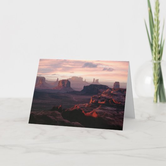 Deserts | Monument Valley Utah-Ariziona Kaart (Voorkant)