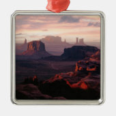 Deserts Monument Valley Utah-Ariziona Metalen Ornament (Voorkant)