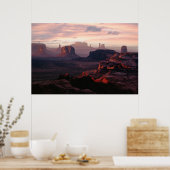 Deserts Monument Valley Utah-Ariziona Poster (Keuken)