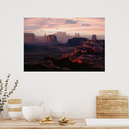 Deserts Monument Valley Utah-Ariziona Poster (Keuken)