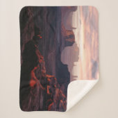 Deserts Monument Valley Utah-Ariziona Sherpa Deken (Voorkant)