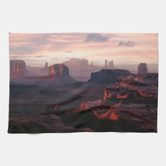 Deserts Monument Valley Utah-Ariziona Theedoek (Horizontaal)