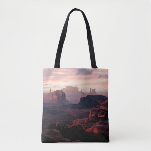 Deserts Monument Valley Utah-Ariziona Tote Bag (Voorkant)