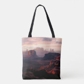 Deserts Monument Valley Utah-Ariziona Tote Bag (Achterkant)