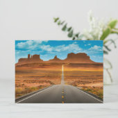 Deserts Monument Valley, Utah Bedankkaart (Staand voorkant)