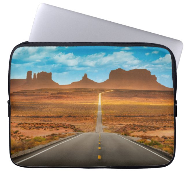 Deserts Monument Valley, Utah Laptop Sleeve (Voorkant)