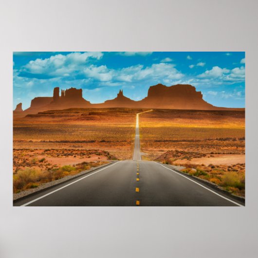 Deserts Monument Valley, Utah Poster (Voorkant)