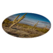 Deserts Muntains Superstition, Arizona Snijplank (Hoek)