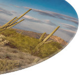 Deserts Muntains Superstition, Arizona Snijplank (Hoek)