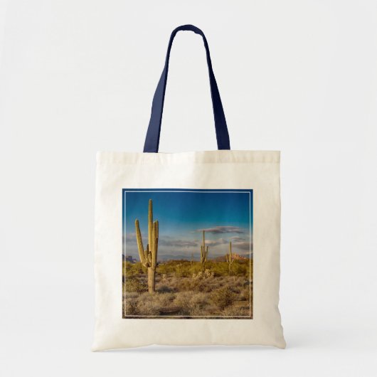 Deserts Muntains Superstition, Arizona Tote Bag (Voorkant)