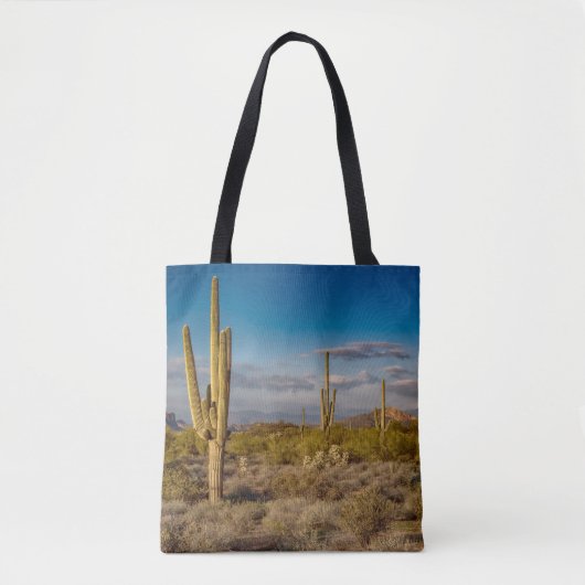 Deserts Muntains Superstition, Arizona Tote Bag (Voorkant)