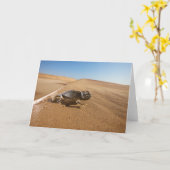Deserts | Namaqua Chameleon in Desert Kaart (Gele Bloem)