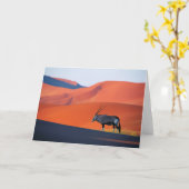 Deserts | Namib Desert Oryx Kaart (Gele Bloem)
