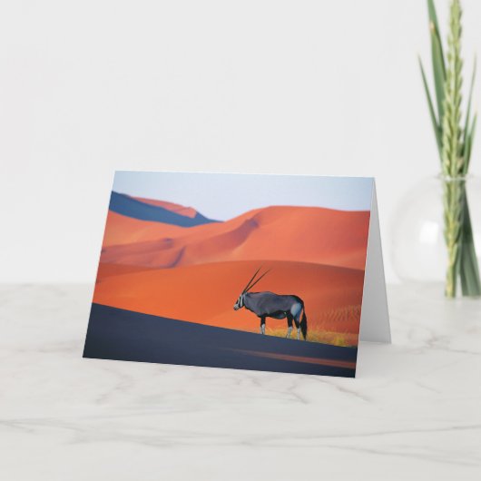Deserts | Namib Desert Oryx Kaart (Voorkant)