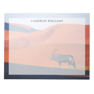 Deserts   Namib Desert Oryx Notitieblok