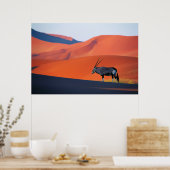Deserts | Namib Desert Oryx Poster (Keuken)