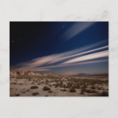 Deserts Navarre Bardenas Desert at Night Briefkaart (Voorkant)