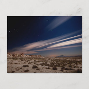 Deserts Navarre Bardenas Desert at Night Briefkaart