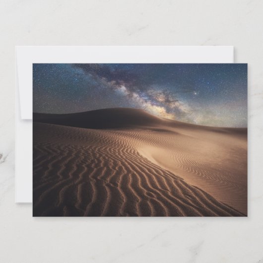 Deserts | Ordos City Mongolia China Bedankkaart (Voorkant)
