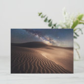 Deserts | Ordos City Mongolia China Bedankkaart (Staand voorkant)