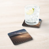 Deserts | Ordos City Mongolia China Bier Onderzetter (Rechterzijde)