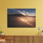 Deserts | Ordos City Mongolia China Canvas Afdruk (Insitu (Woonkamer))