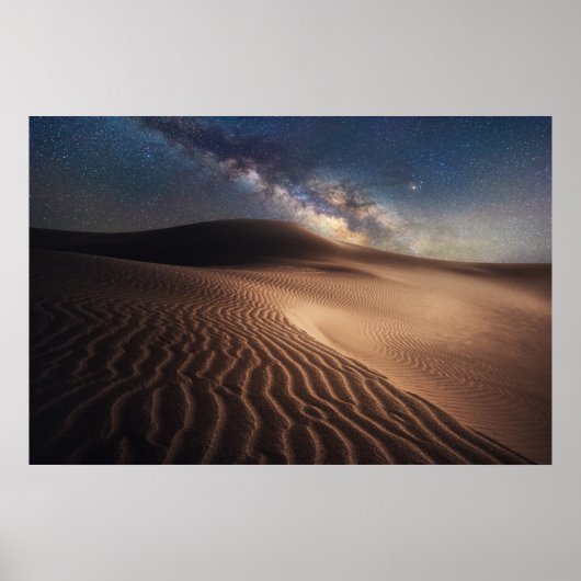 Deserts | Ordos City Mongolia China Poster (Voorkant)