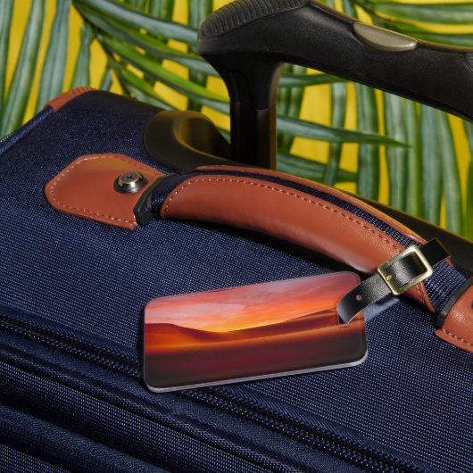 Deserts Rolling Desert Landscape Bagagelabel (Voorkant Insitu 3)