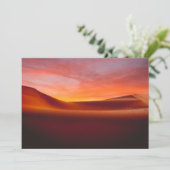 Deserts Rolling Desert Landscape Bedankkaart (Staand voorkant)