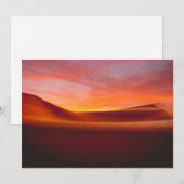 Deserts Rolling Desert Landscape Bedankkaart (Voorkant / Achterkant)