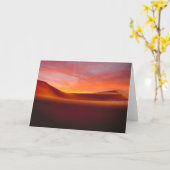 Deserts Rolling Desert Landscape Kaart (Gele Bloem)