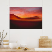 Deserts Rolling Desert Landscape Poster (Keuken)