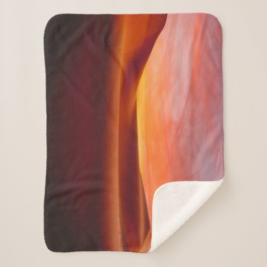 Deserts Rolling Desert Landscape Sherpa Deken (Voorkant)