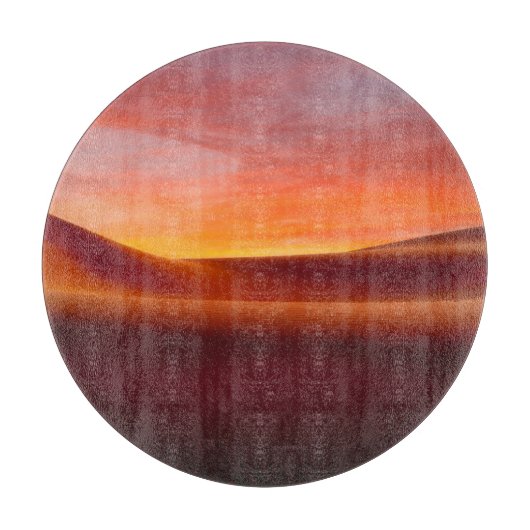 Deserts Rolling Desert Landscape Snijplank (Voorkant)