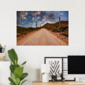Deserts Saguaro National Park Arizona Poster (Thuiskantoor)