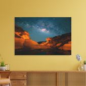 Deserts | Sam Pan Bok Night time Thailand Canvas Afdruk (Insitu (Woonkamer))