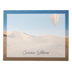 Deserts Sand Dunes in the Dubai Desert Notitieblok