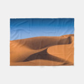 Deserts Sand Dunes Near Illizi, South Algeria Fleece Deken (Voorkant (Horizontaal))