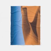 Deserts Sand Dunes Near Illizi, South Algeria Fleece Deken (Voorkant)