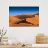 Deserts Sand Dunes Near Illizi, South Algeria Poster (Keuken)