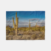 Deserts | Superstition Mountains, Arizona Fleece Deken (Voorkant (Horizontaal))