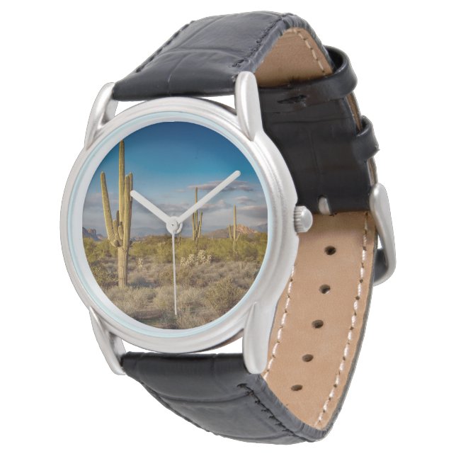 Deserts | Superstition Mountains, Arizona Horloge (Gekanteld)
