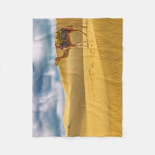Deserts | Thar Desert Rajasthan India Camel Fleece Deken (Voorkant)