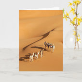 Deserts | Tuareg Walk with Camels Kaart (Gele Bloem)